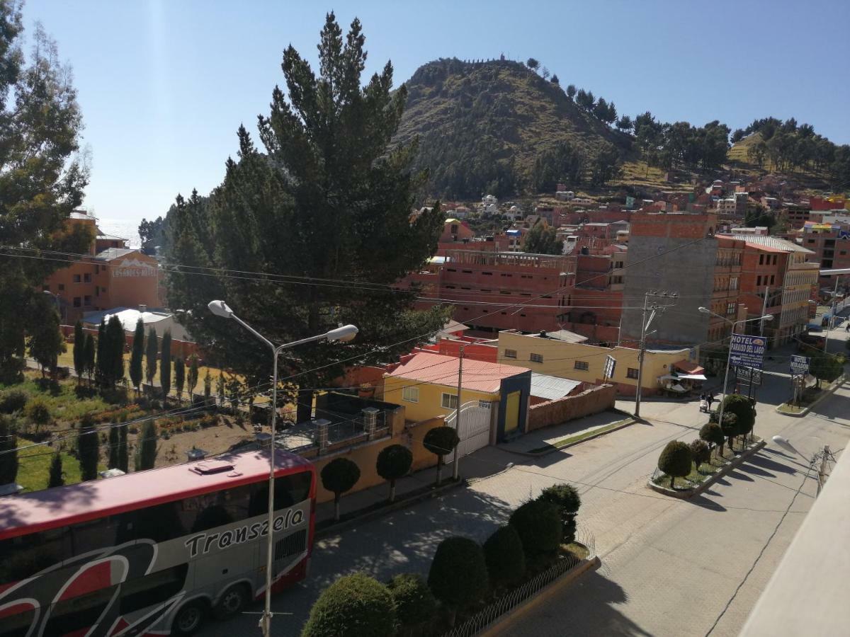 Hostal Olas Del Titicaca Copacabana  Exterior foto